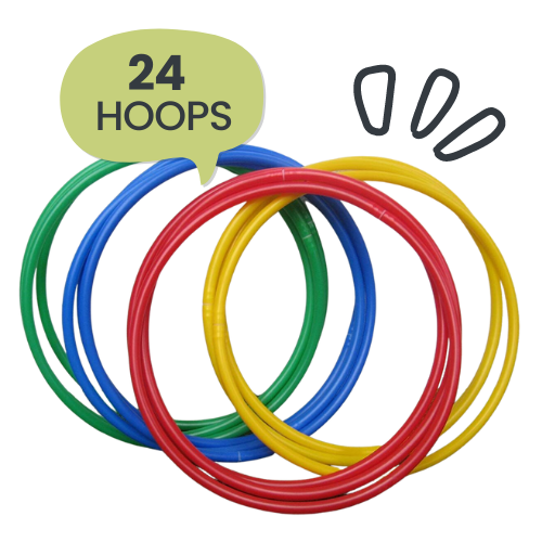 24 Hula Hoops